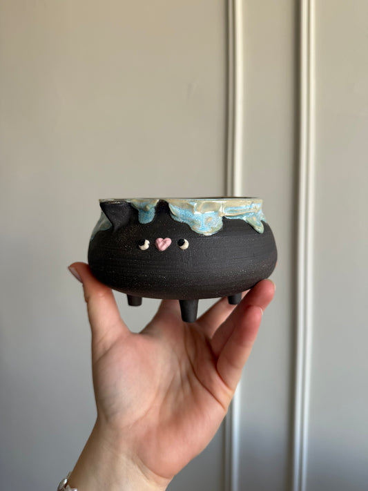 Saturn the Cauldron Matcha Bowl