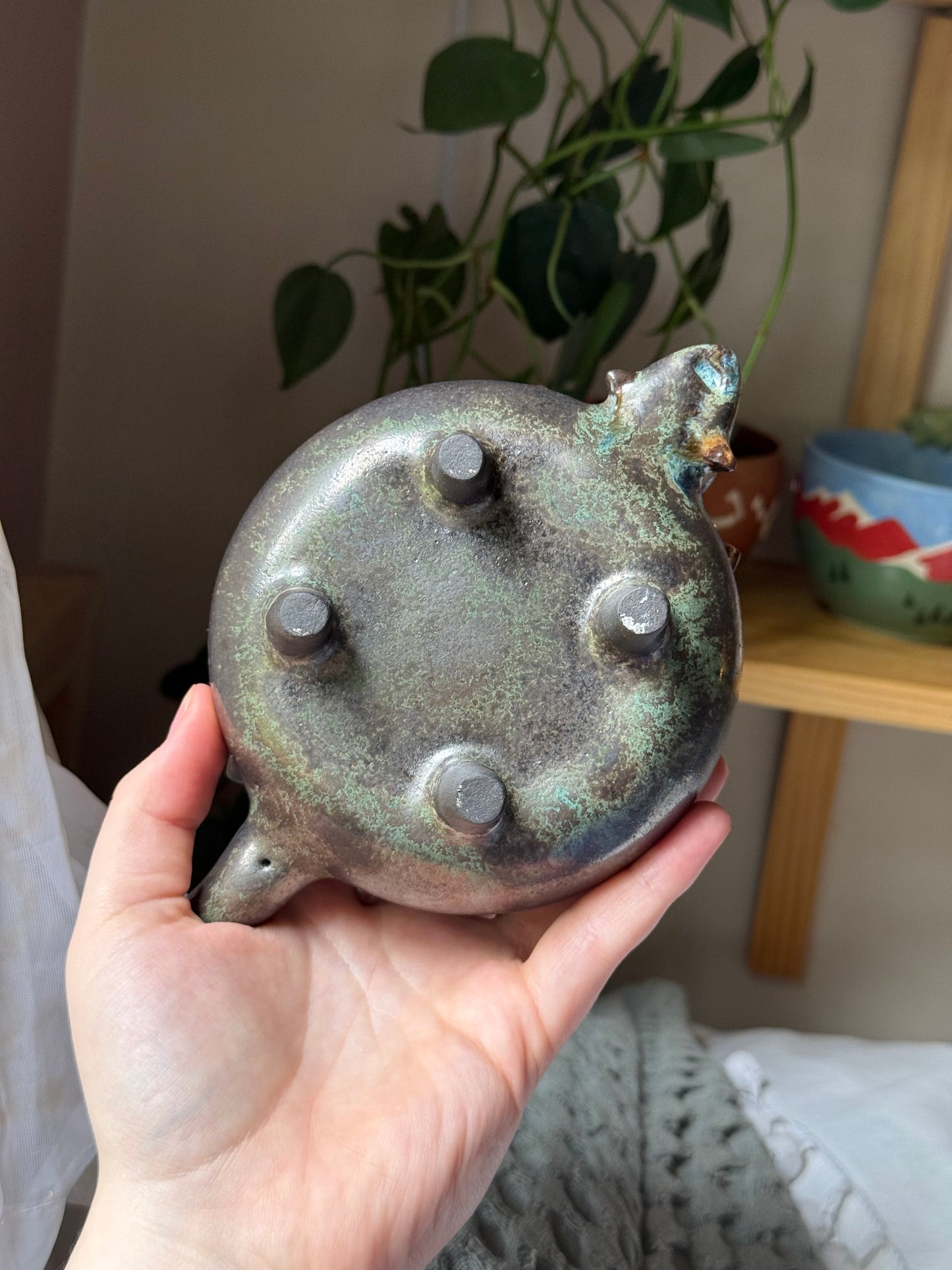 Ani the Ankylosaurus Planter