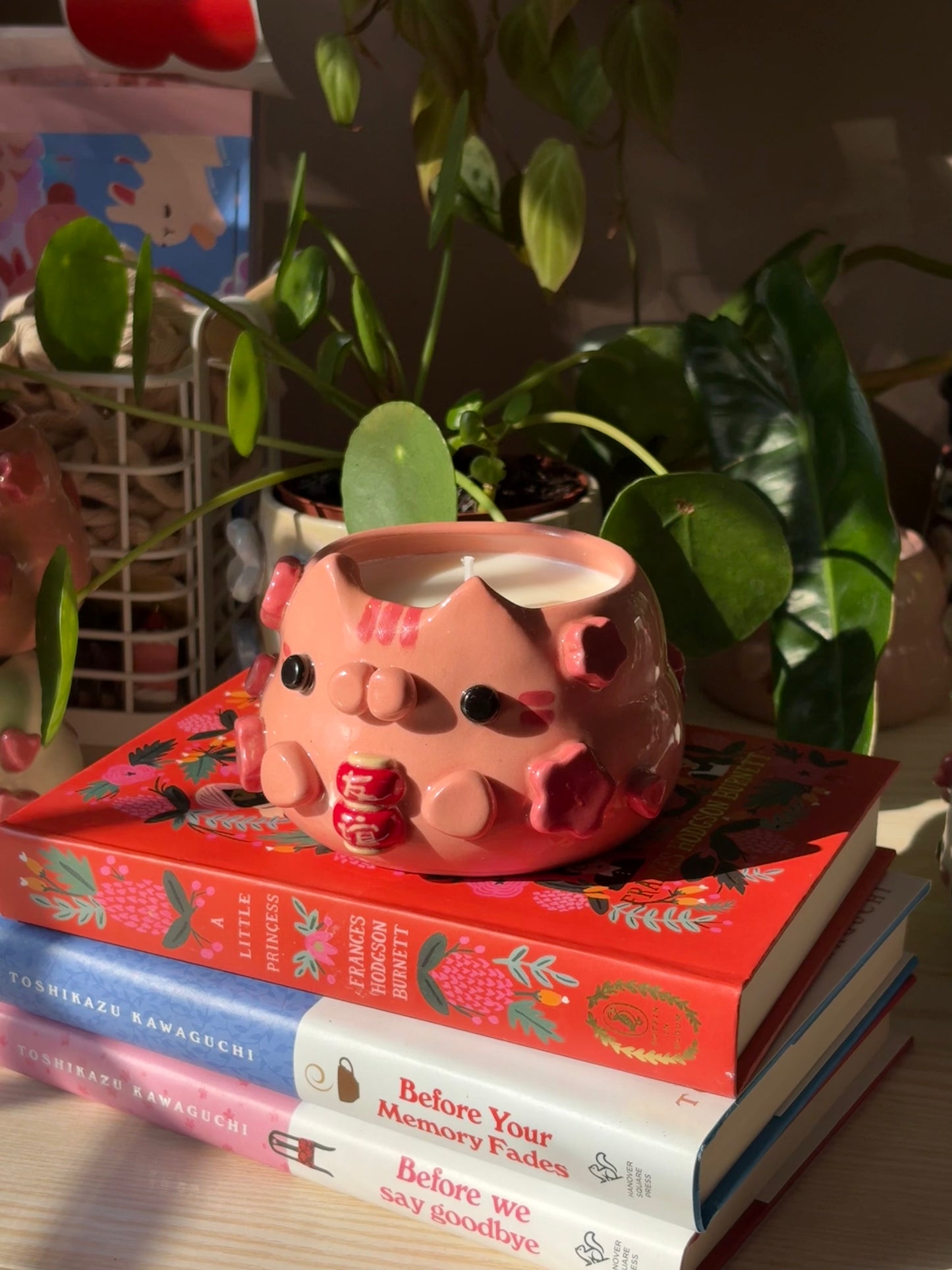 Lunar New Year Kitty Candle