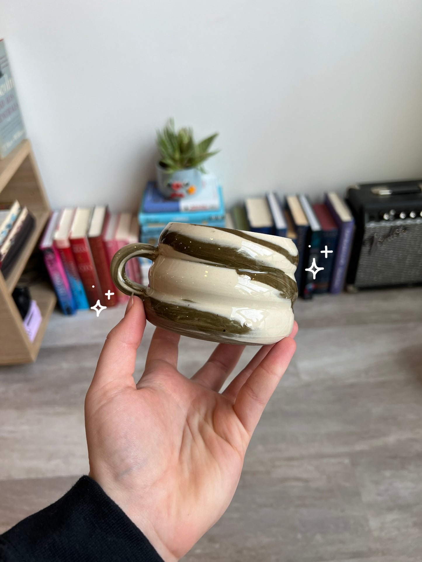 Matcha swirl mug