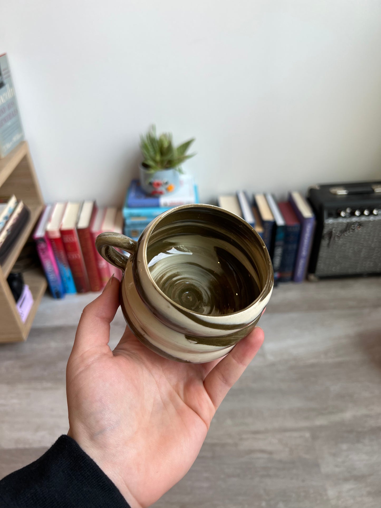 Matcha swirl mug