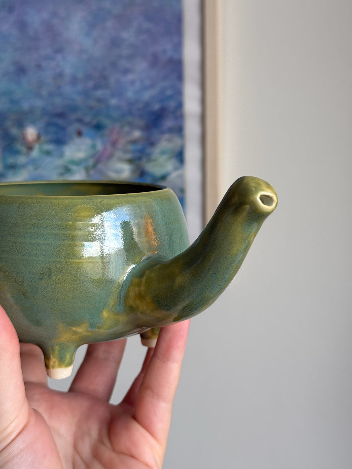 Bowie the Brachiosaurus Matcha Bowl