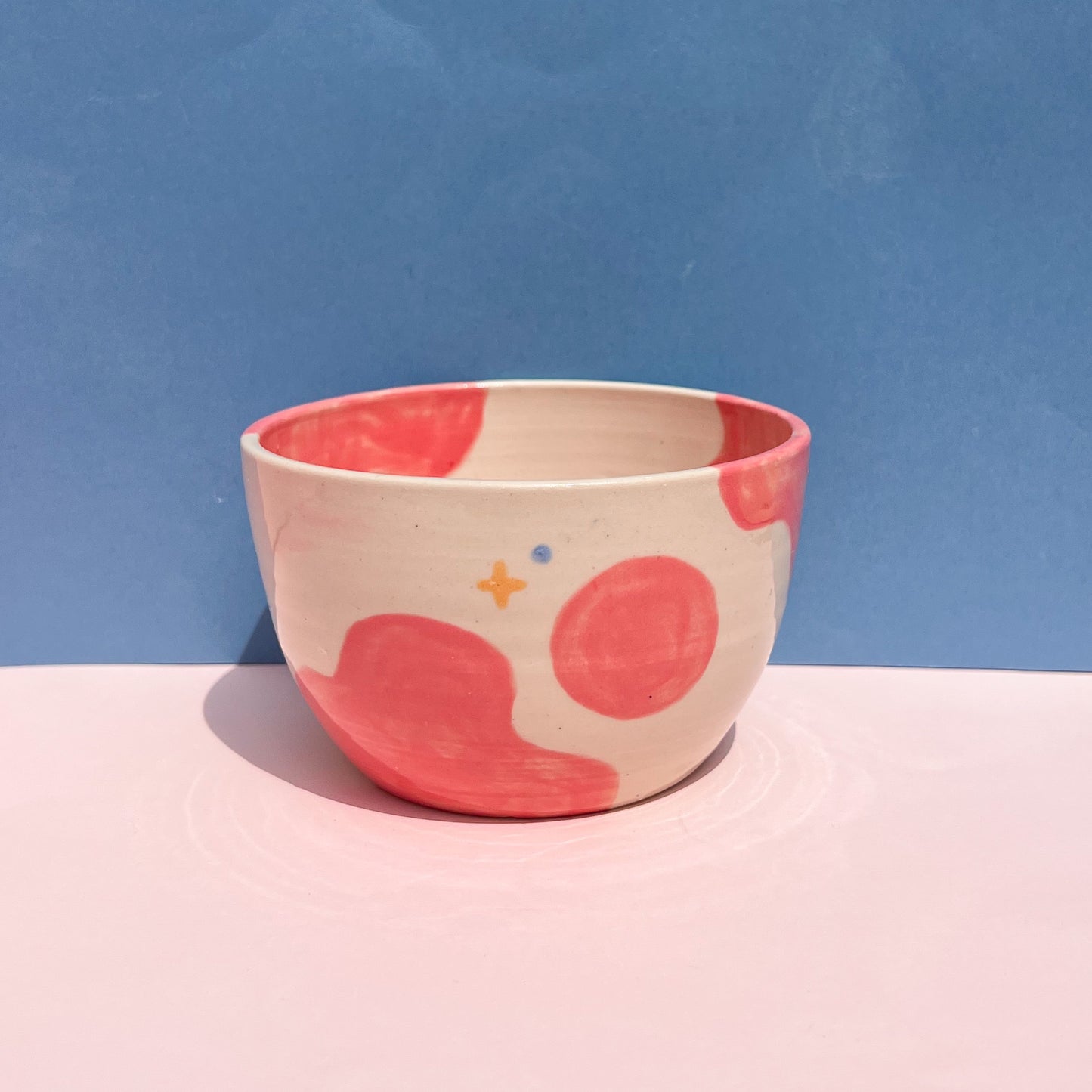 Pink moo moo bowl