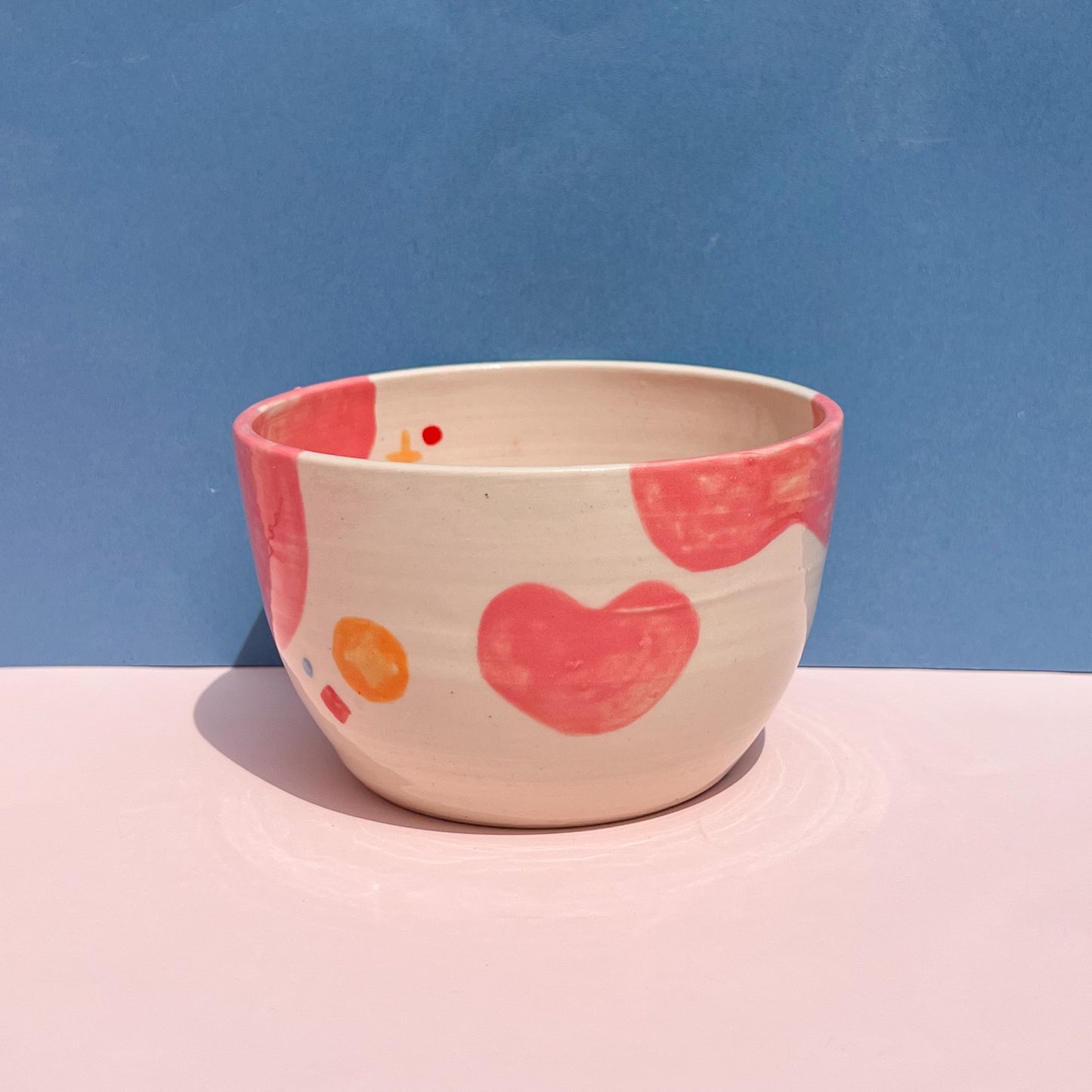 Pink moo moo bowl