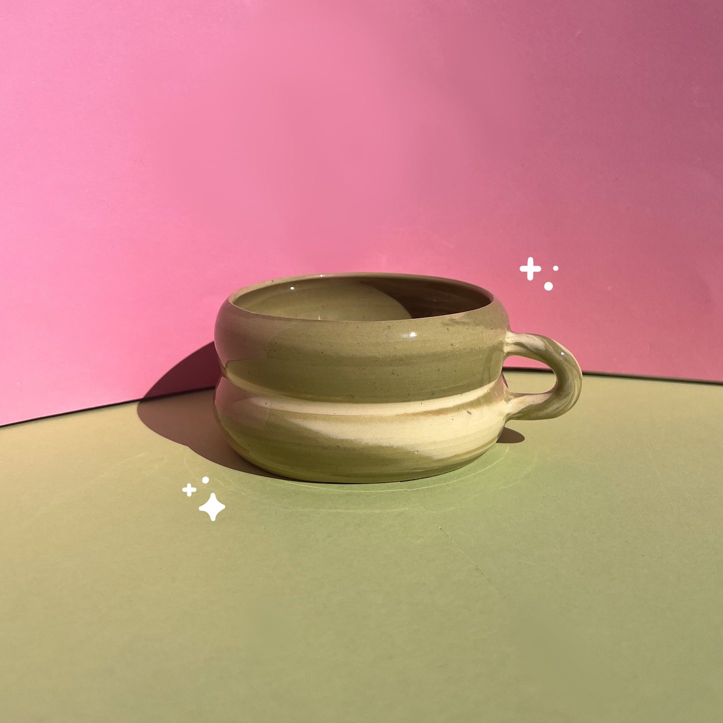 Matcha swirl mug