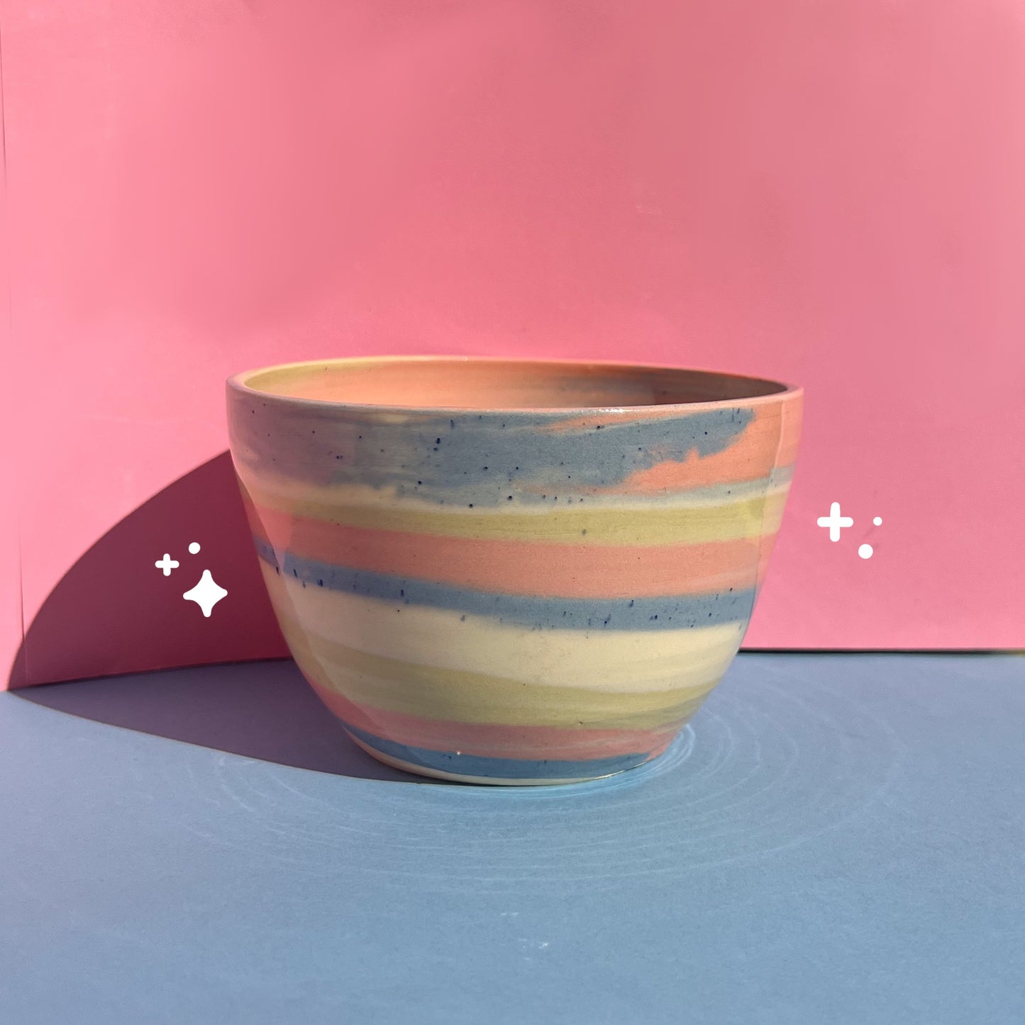 Pastel swirl bowl