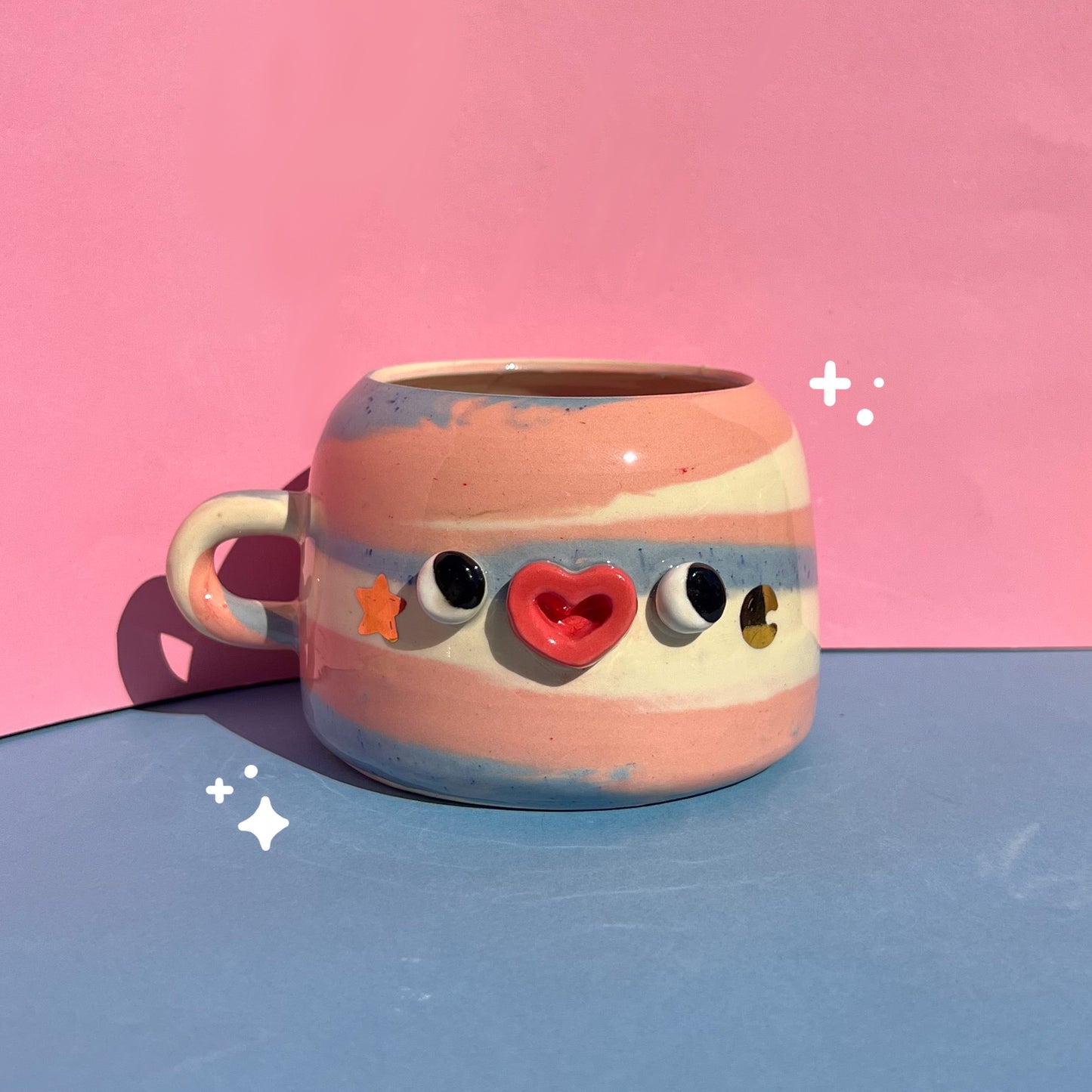 Large rosy mug