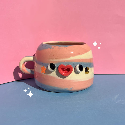 Large rosy mug