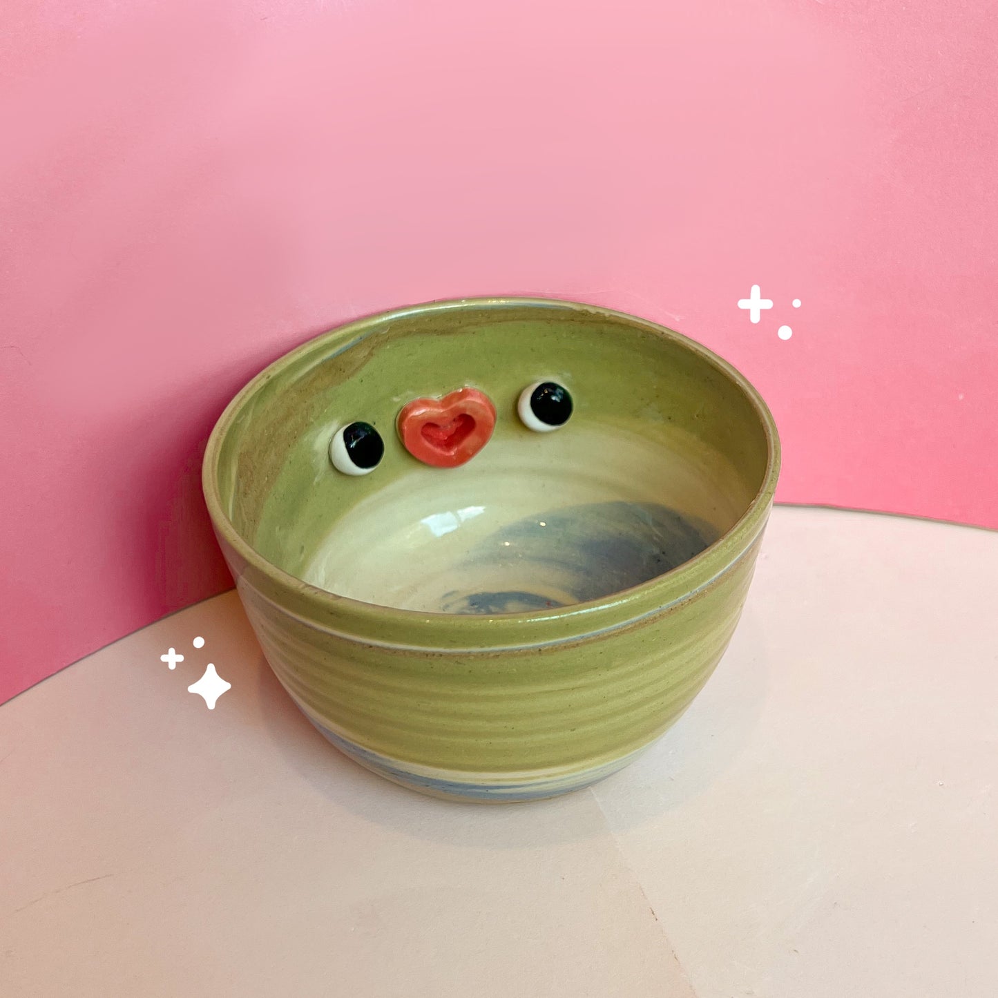 Matcha swirl bowl