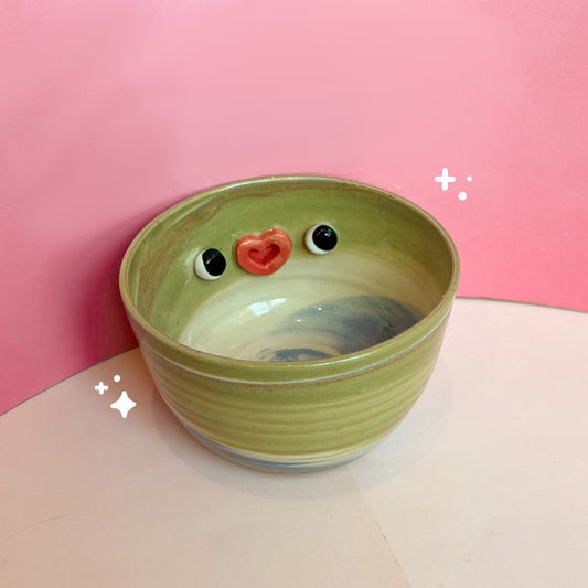 Matcha swirl bowl