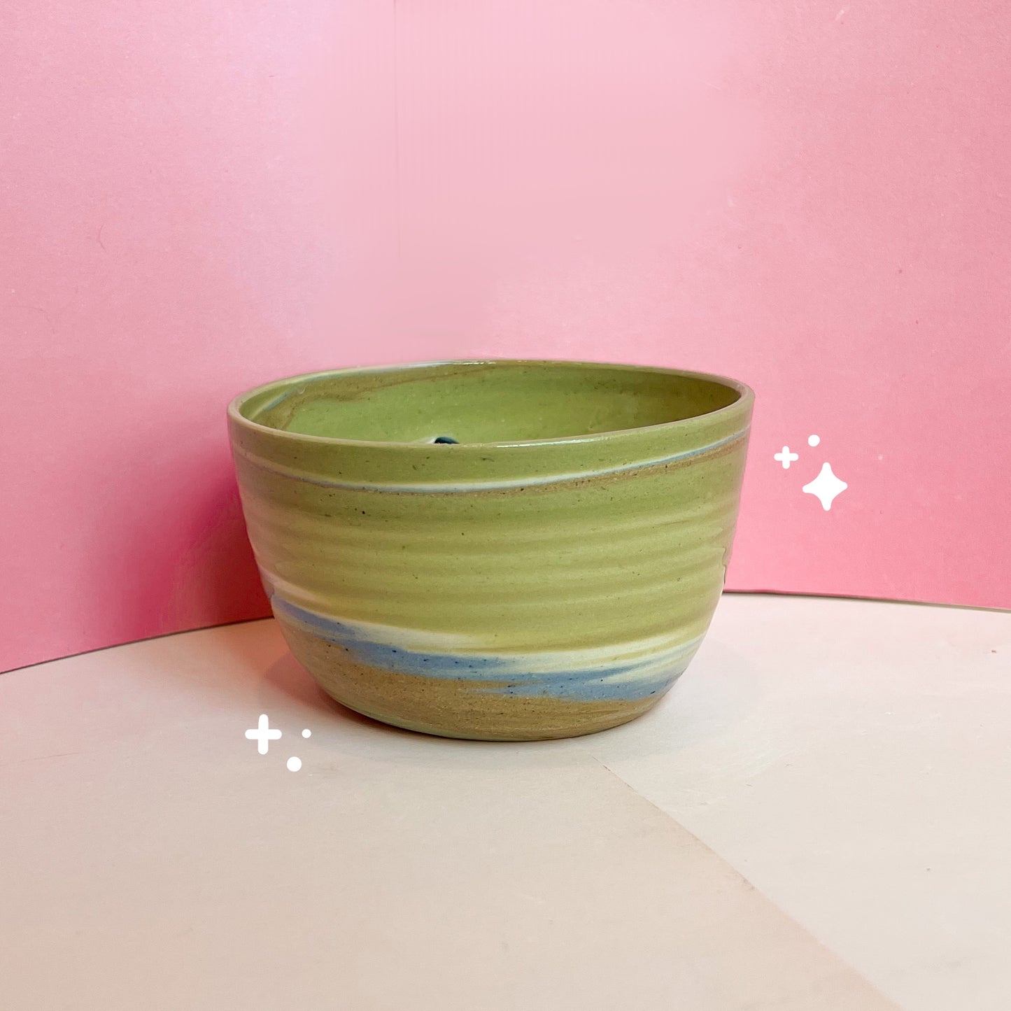 Matcha swirl bowl