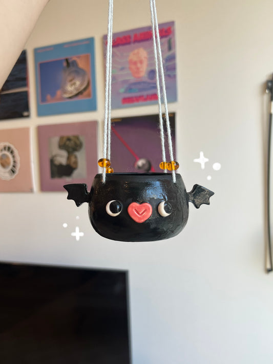 Bat hanging planter