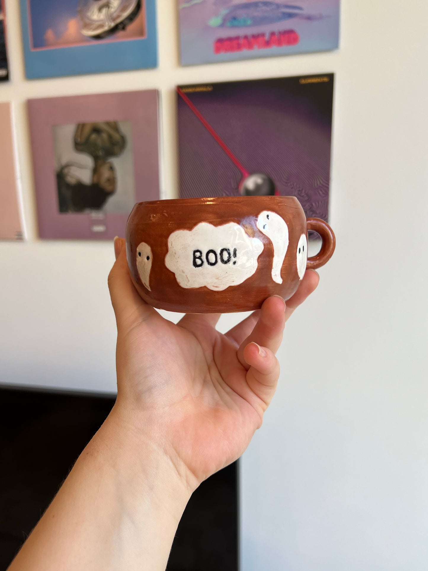 Chocolate ghostie mug