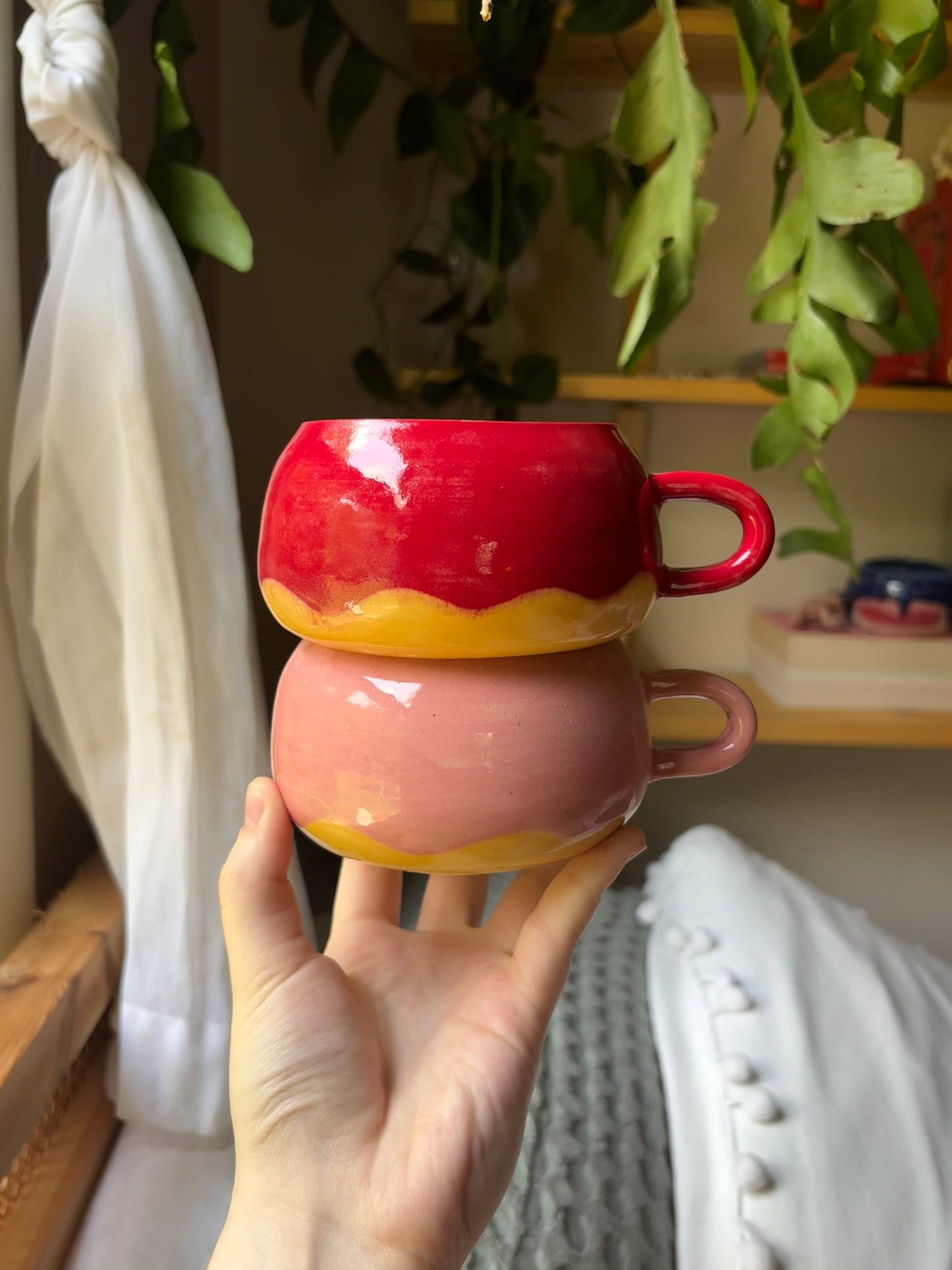 Amia & Pia the Peach and Apple Pair
