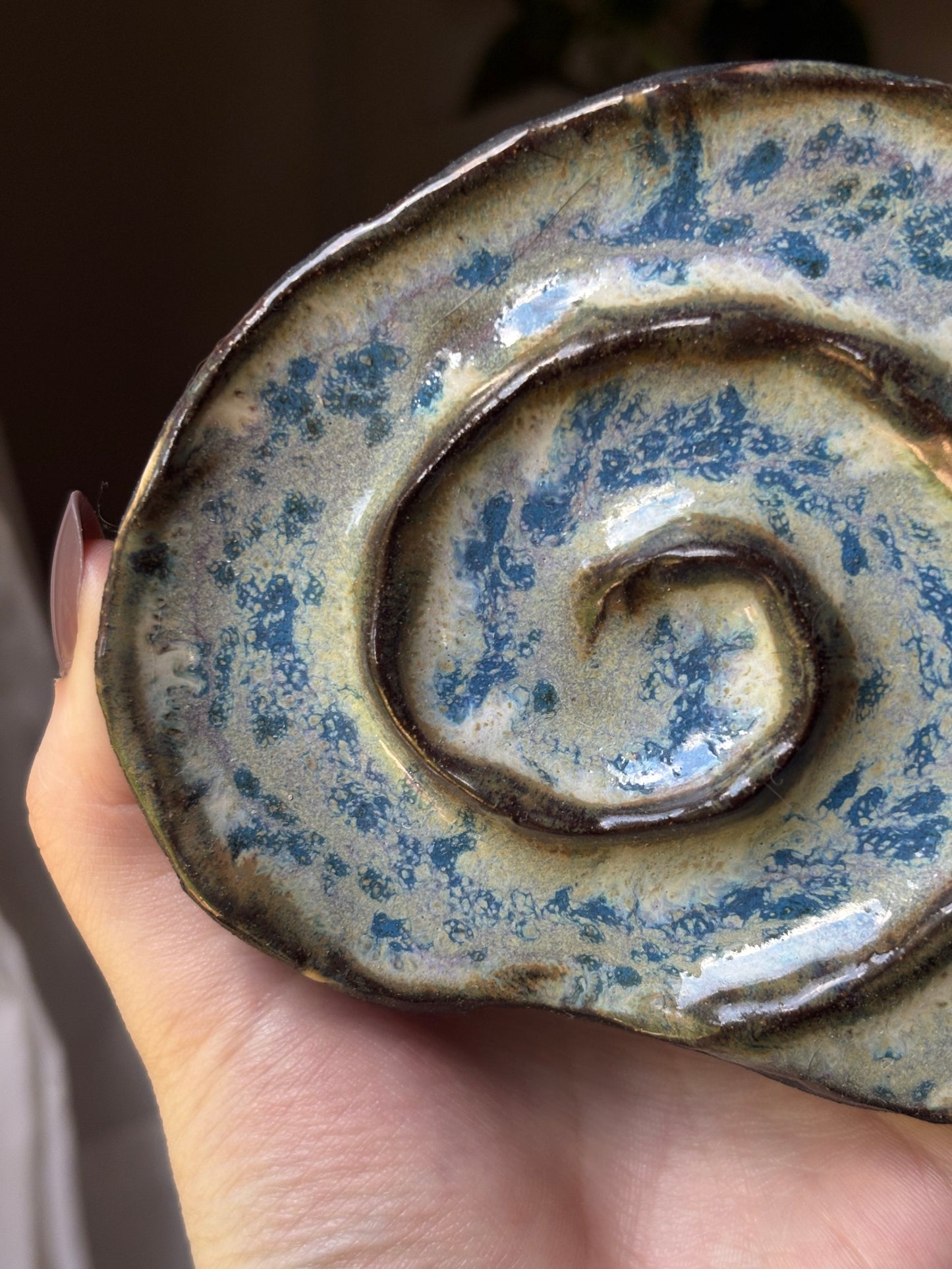 Seafoam Waves Trinket Dish