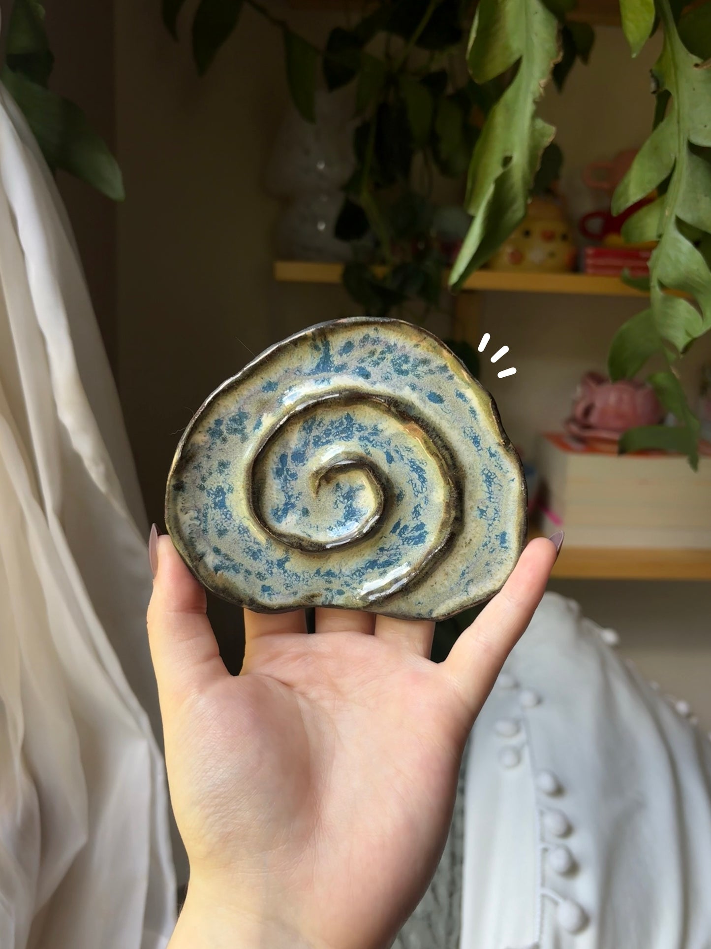 Seafoam Waves Trinket Dish