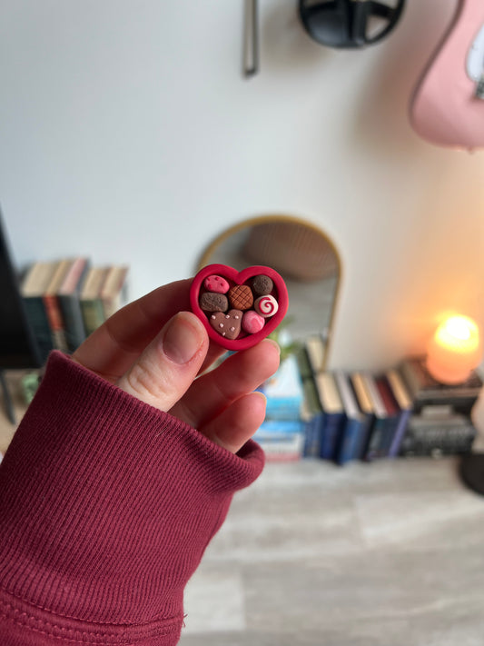 Heart Chocolate pin