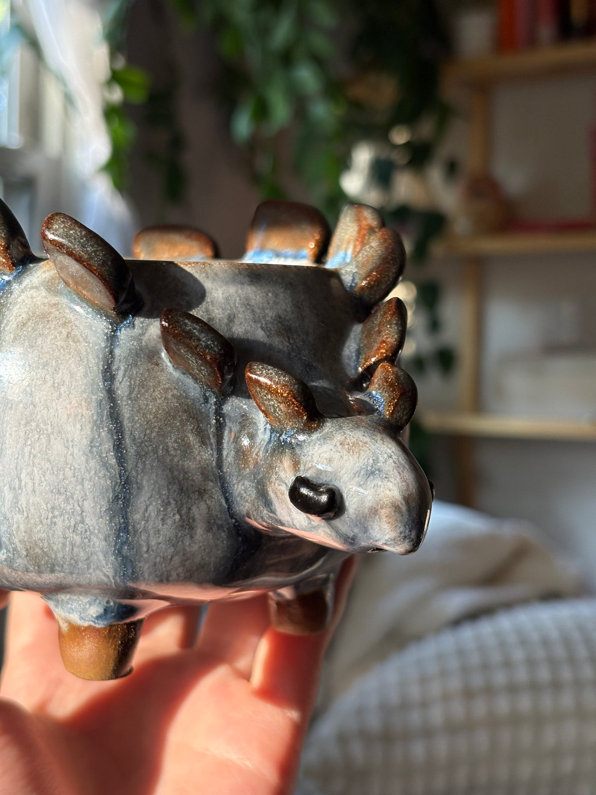 Lumi the Stegosaurus Matcha Bowl