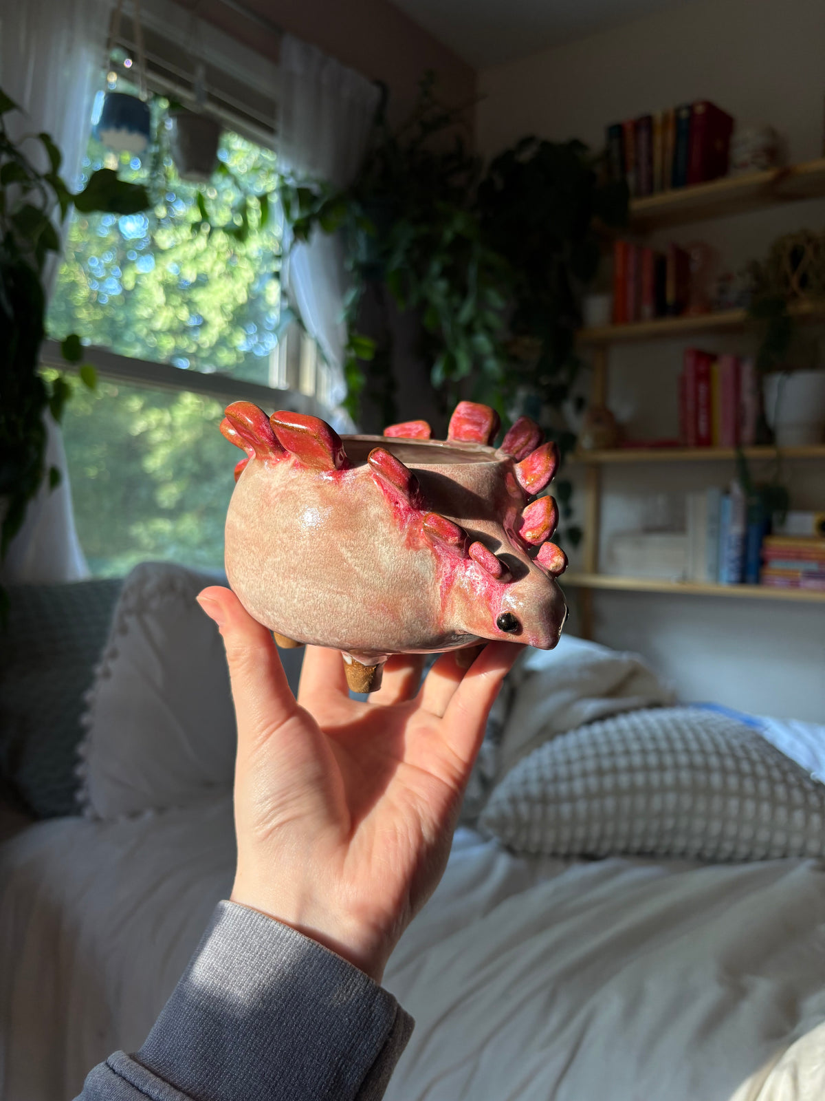 Sasha the Stegosaurus Matcha Bowl