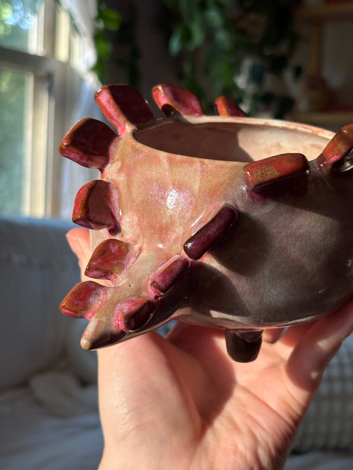 Sasha the Stegosaurus Matcha Bowl