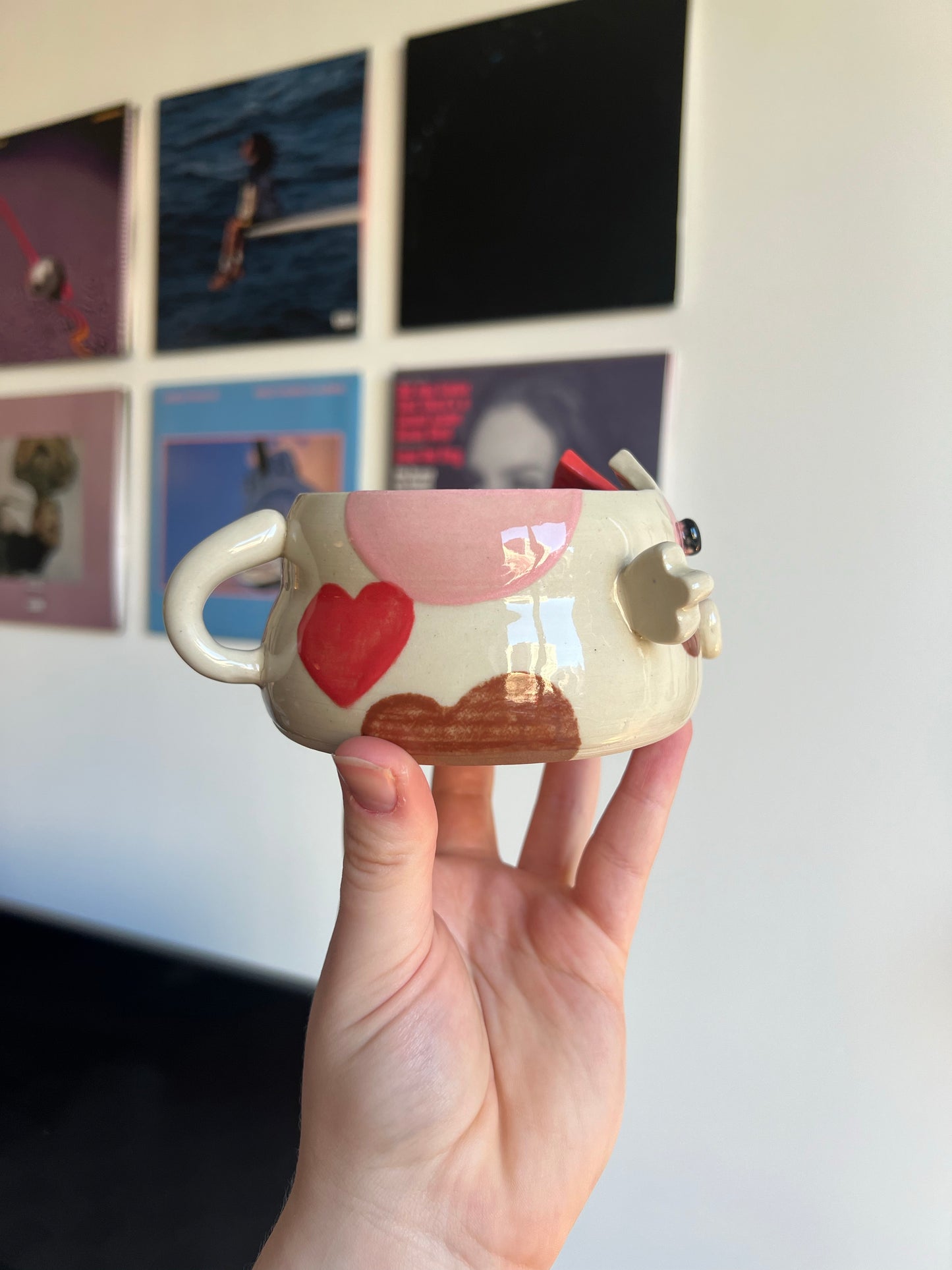 Calico cupid mugs
