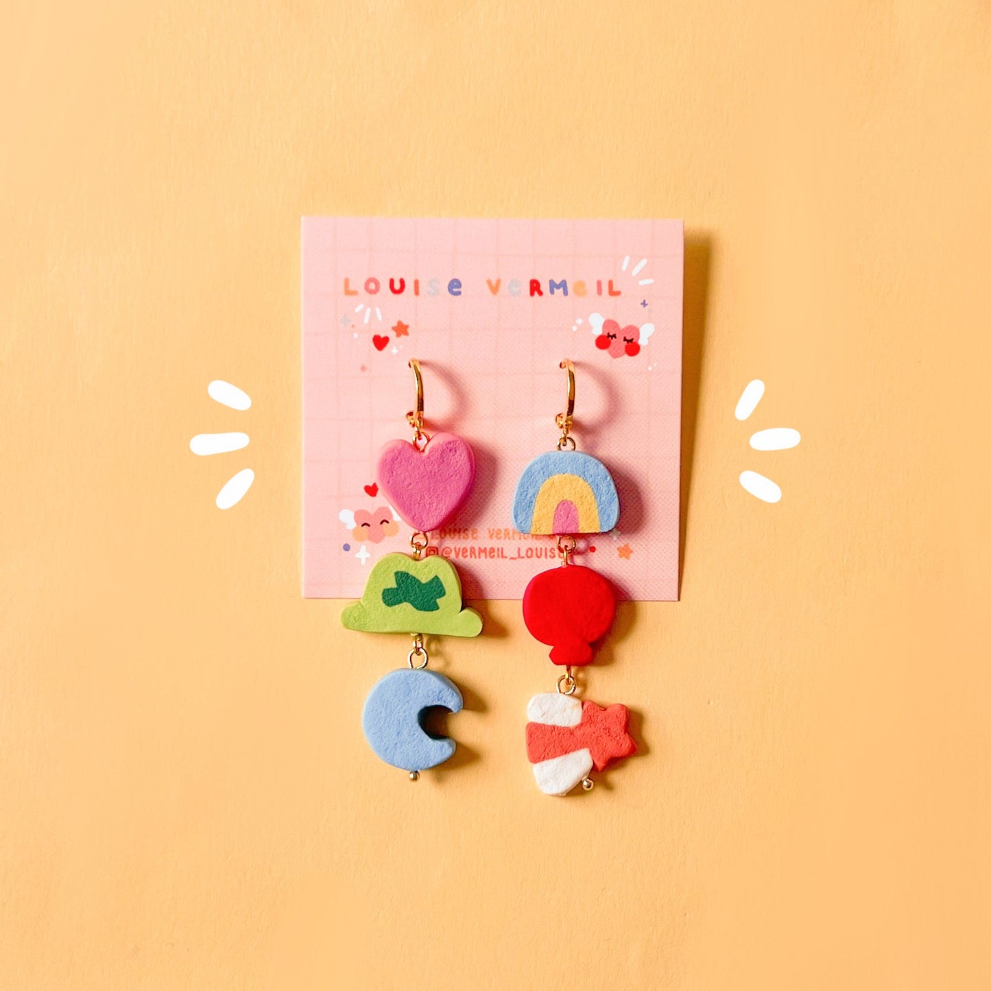 Lucky charm earrings