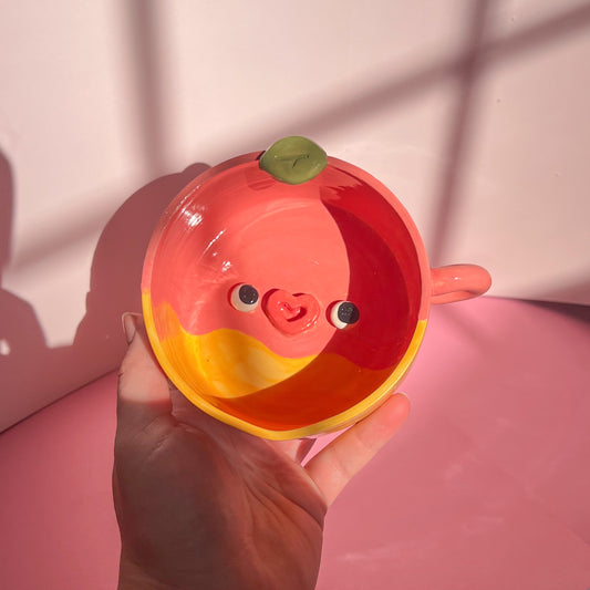 Peach mug