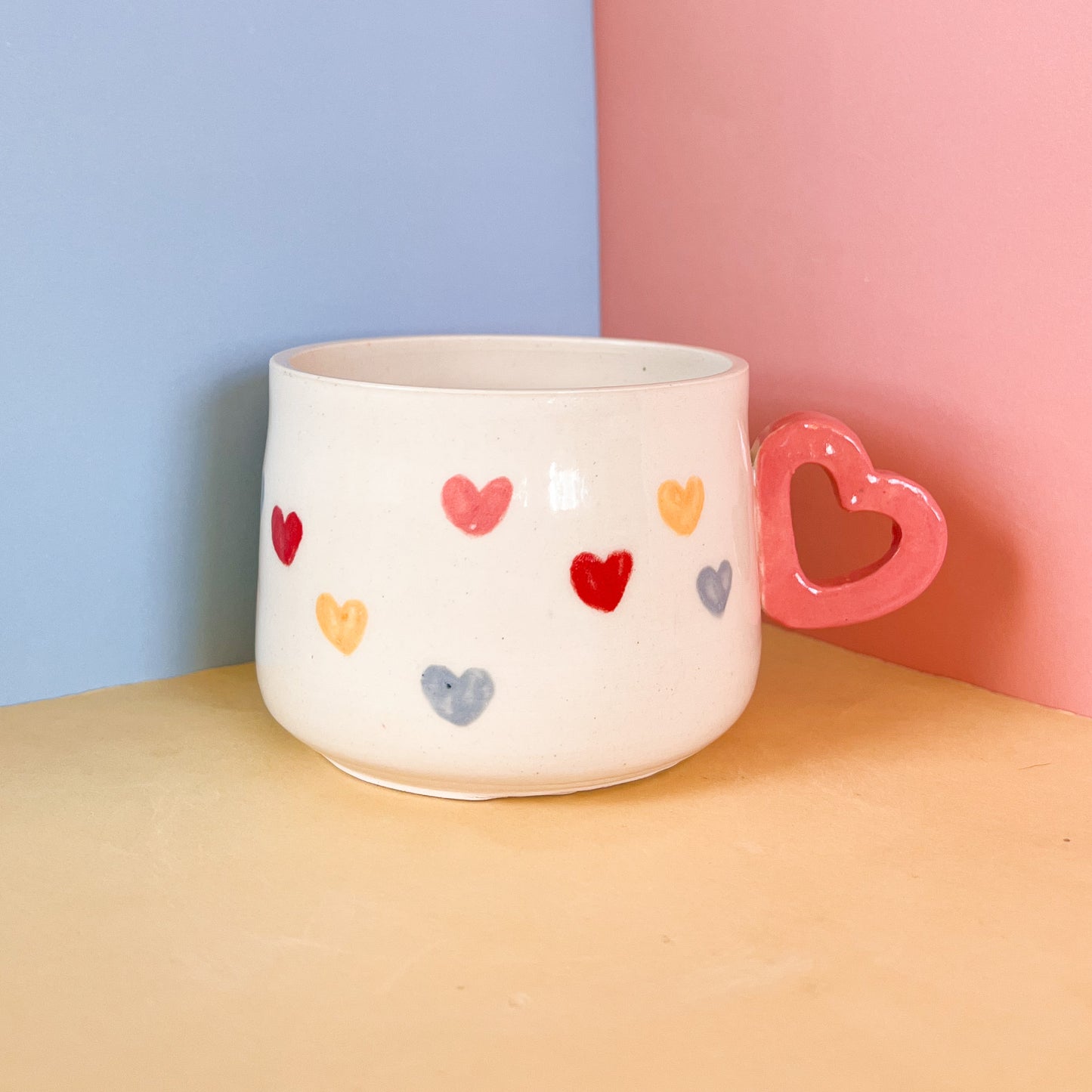 Colorful love mug