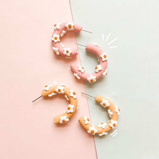 Flower Hoop Earrings (Patreon exclusive)