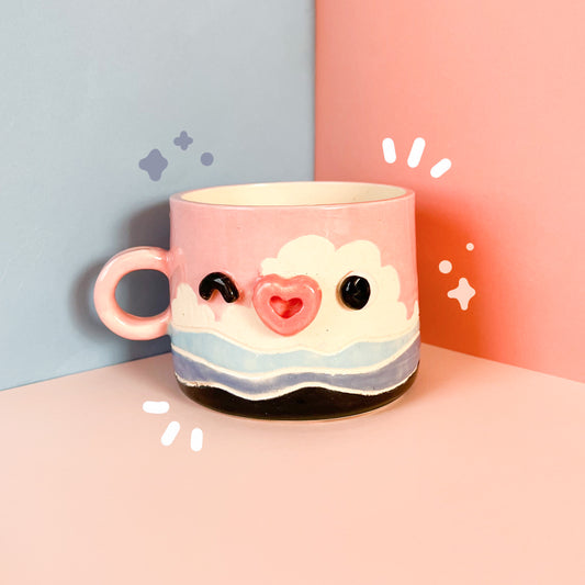 Ocean horizon mug