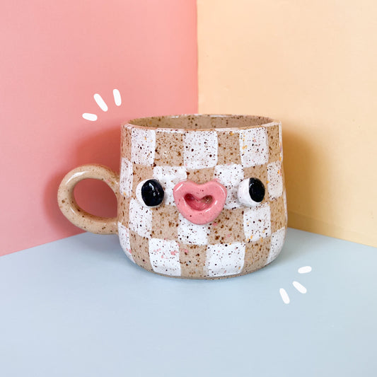 Speckled Checker Mug