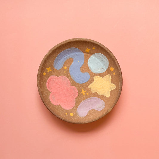 Pastel shapes trinket dish