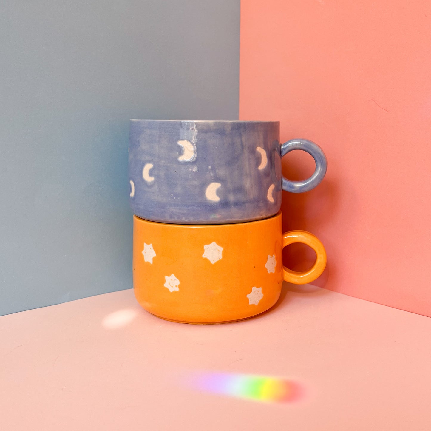 Sun & Moon mug set