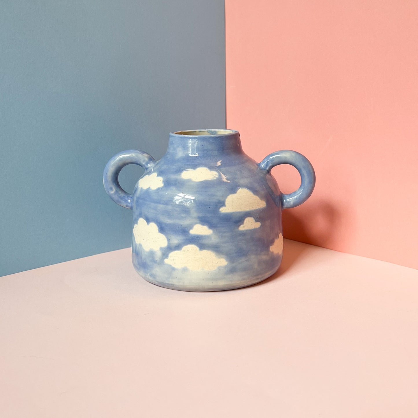 Seconds cloudy vase