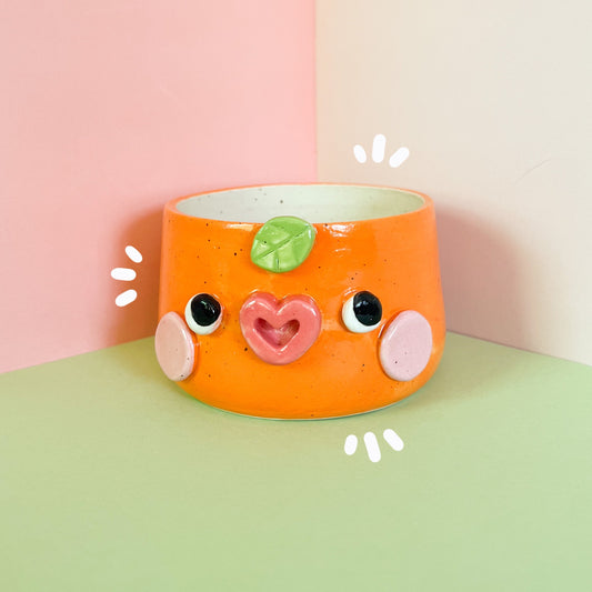 Orange planter