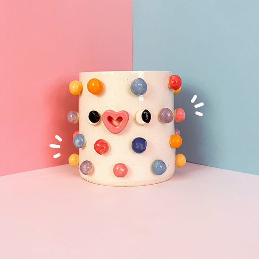 Poka dot vase