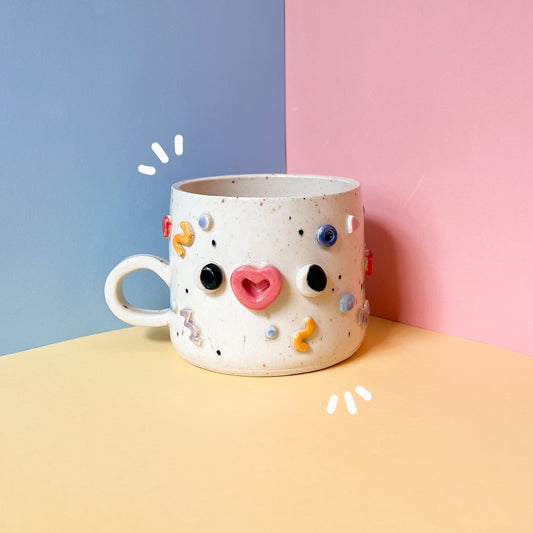 Retro speckled mug