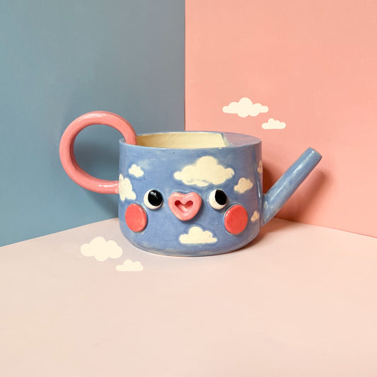 Cloudy watering can