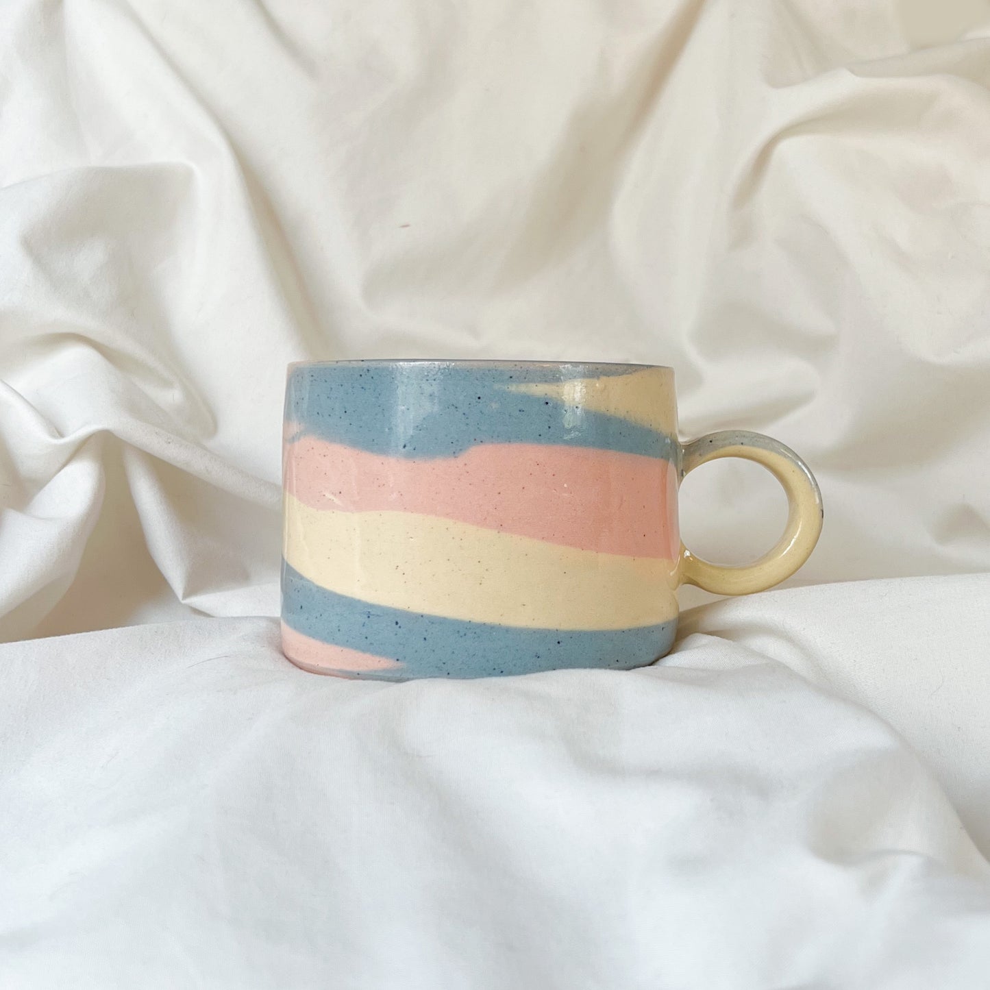 Colorful marble mug