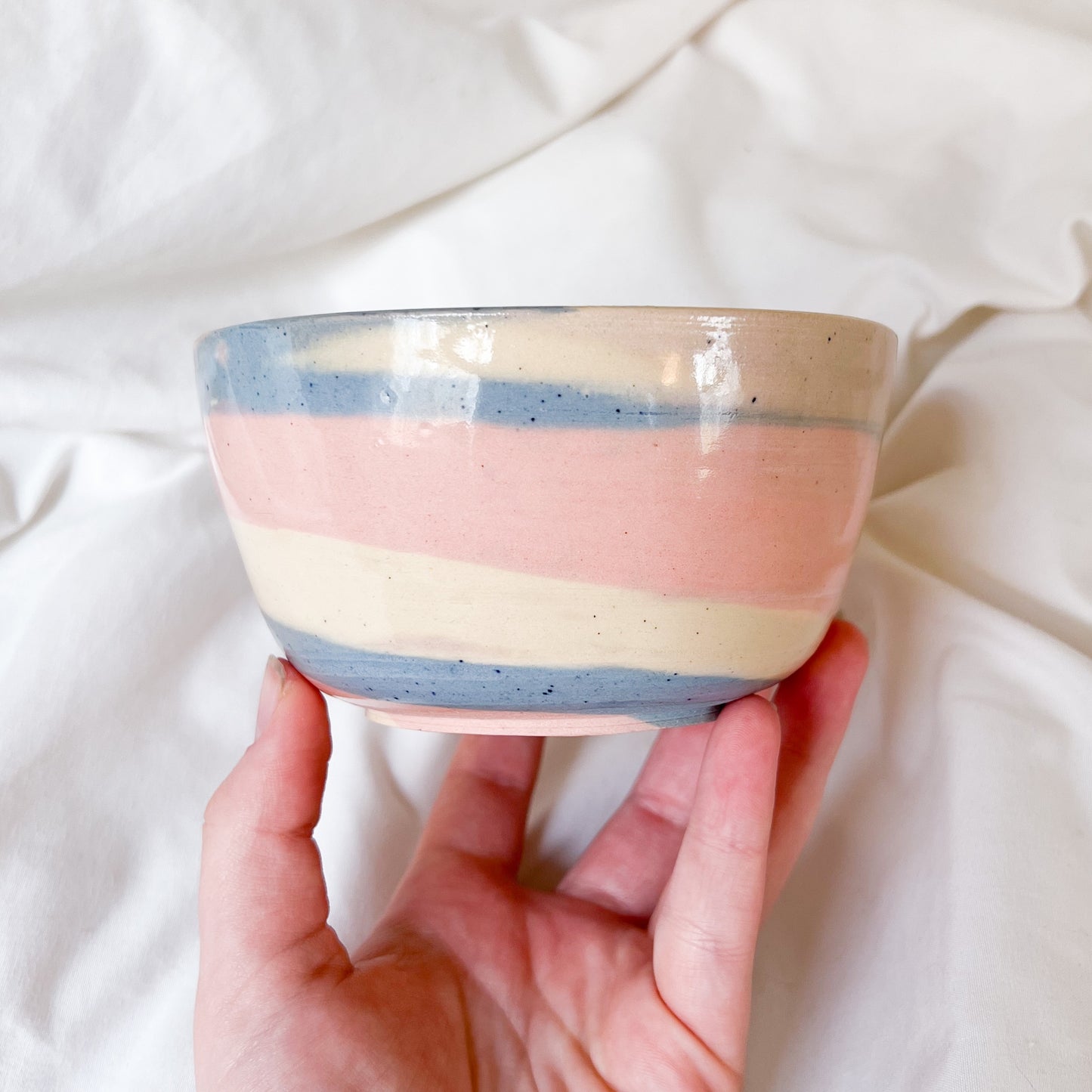 Colorful swirl bowl