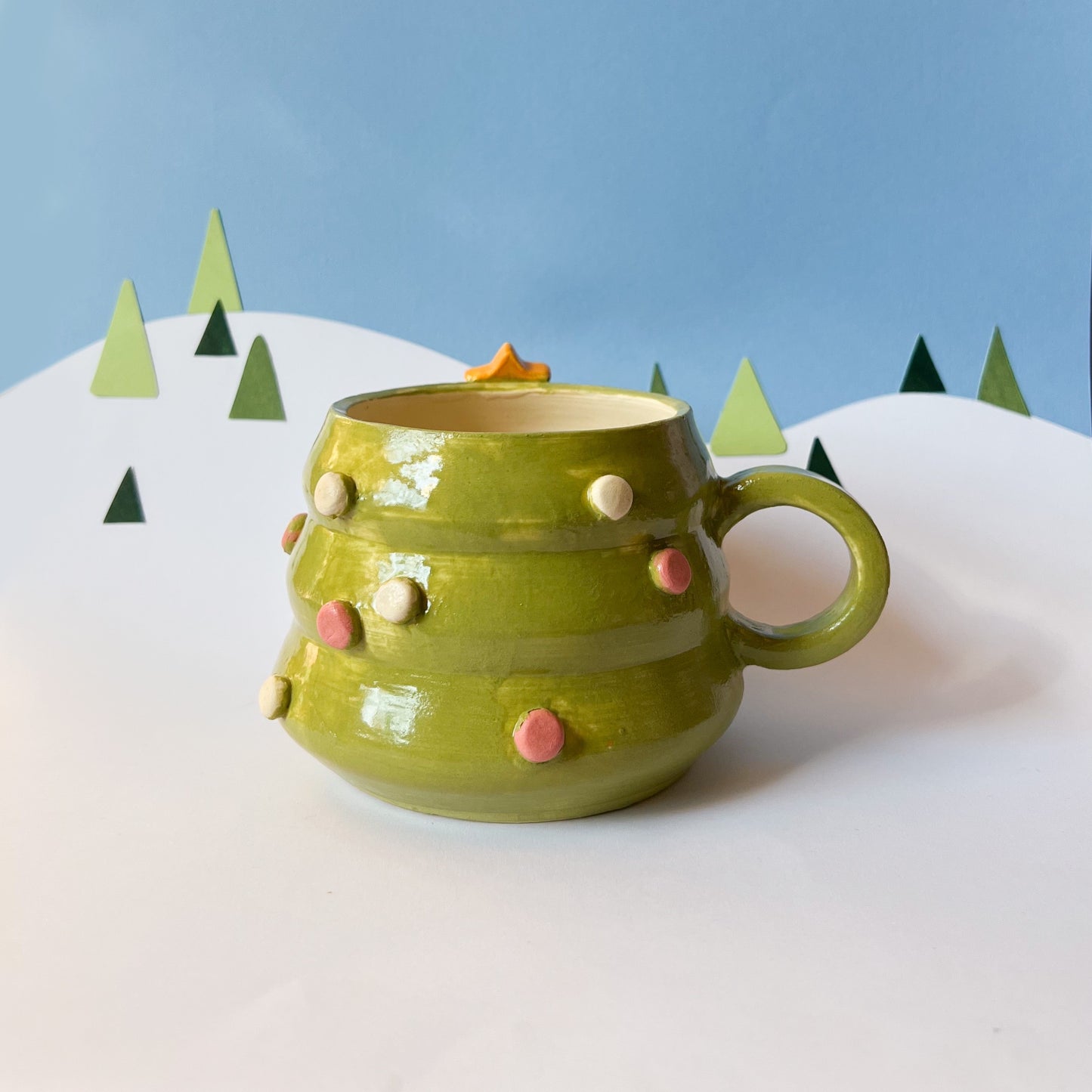 Christmas tree mug