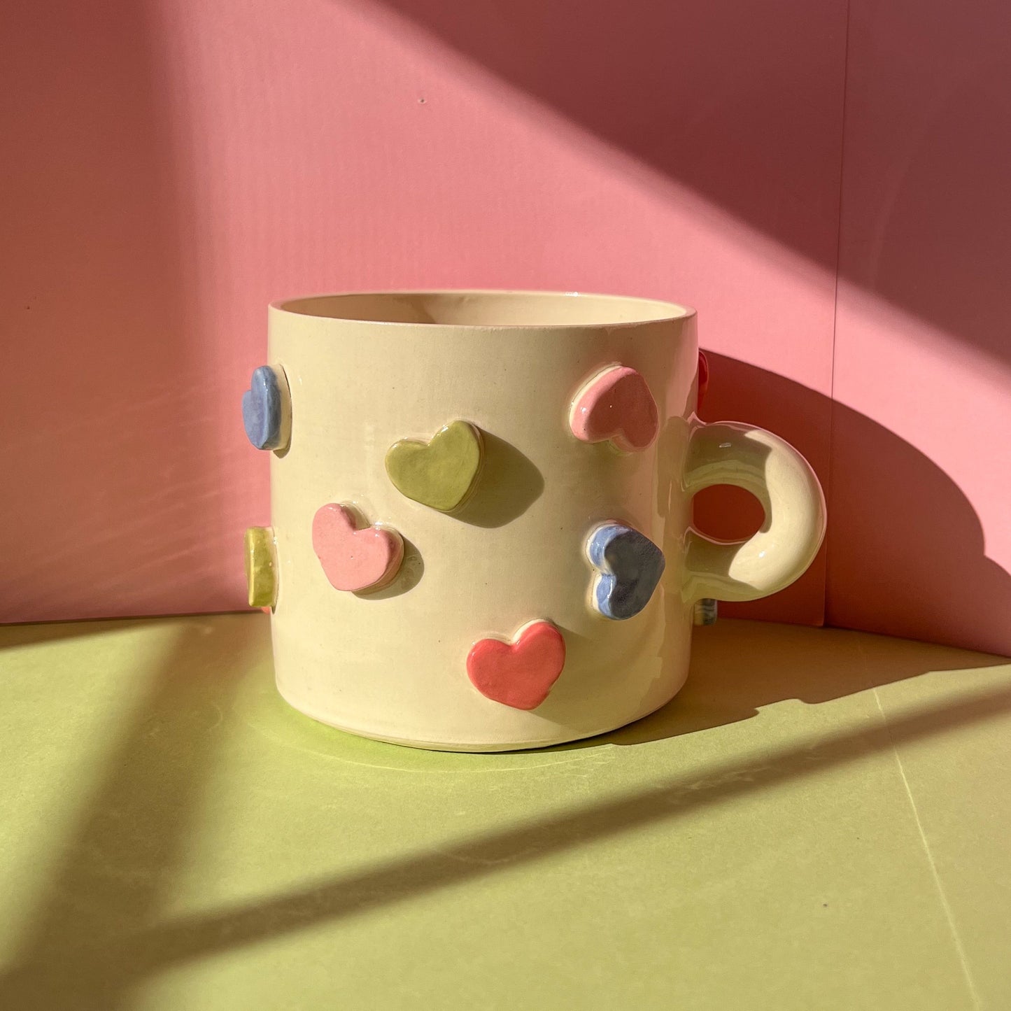 Candy heart mug