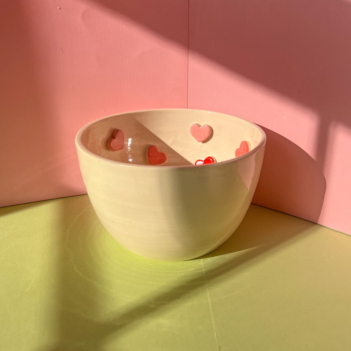 Heart cereal bowl