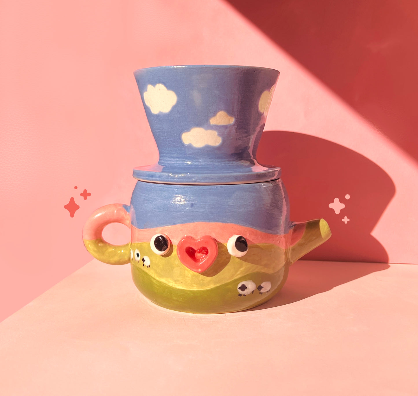 Pour-over teapot set