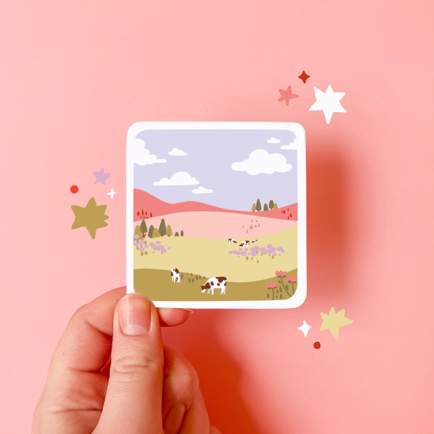 Moo Moo Meadows Sticker