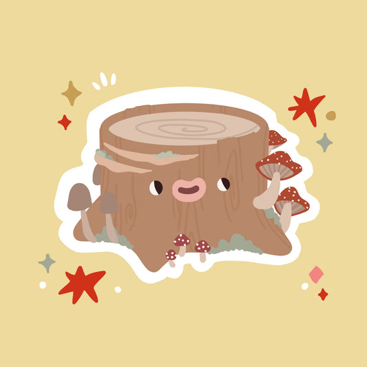 Tree Stump Sticker